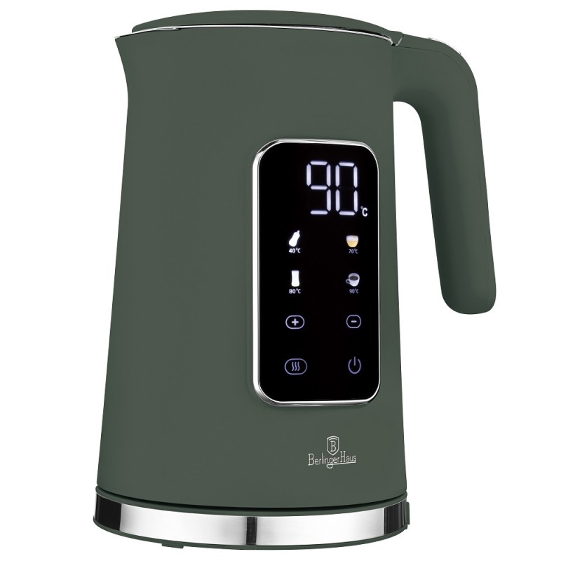 Skaitmeninis Elektrinis Virdulys Berlinger Haus Matte Green BH-9746