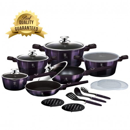 18 dalių Puodų rinkinys Berlinger Haus BH-7145 Purple Eclipse