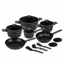 15 dalių puodų rinkinys Berlinger Haus BH-8141 Anthracite
