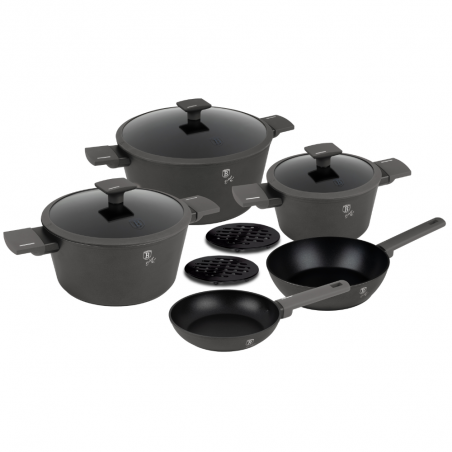10 dalių indų rinkinys Berlinger Haus BH-8140 Anthracite