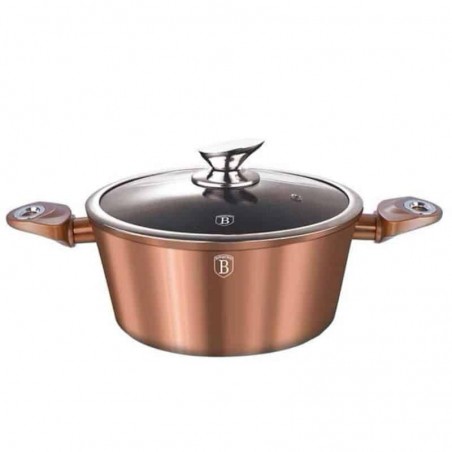 Granitinis Puodas Su Dangčiu 4,1l Berlinger Haus BH-1515 Rose Gold