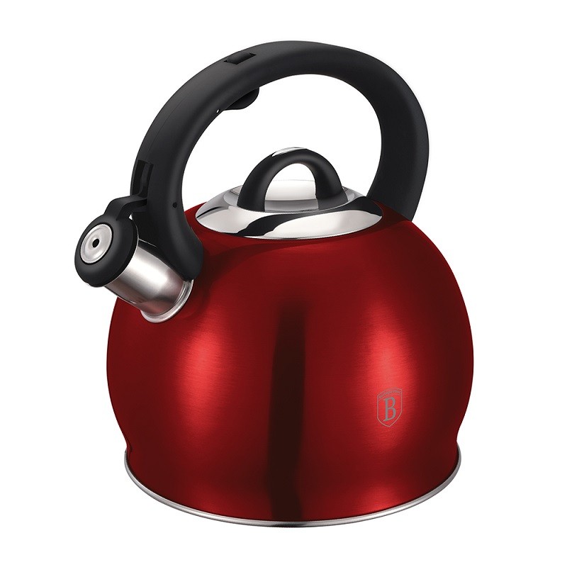 Švilpiantis Virdulys 3L Berlinger Haus BH-1074 Metallic Burgundy Line