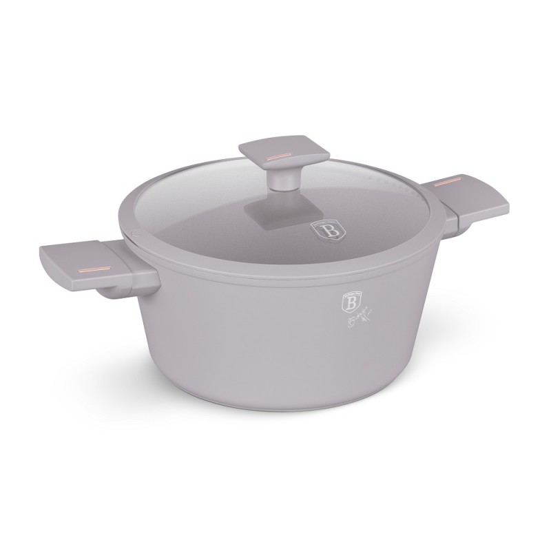 Puodas su dangčiu, 24 cm Berlinger Haus BH-8101 Taupe