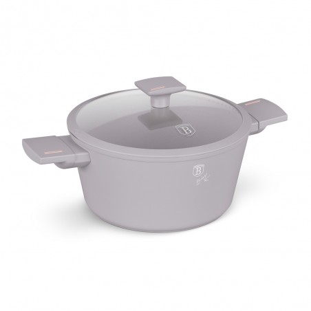 Puodas su dangčiu, 24 cm Berlinger Haus BH-8101 Taupe