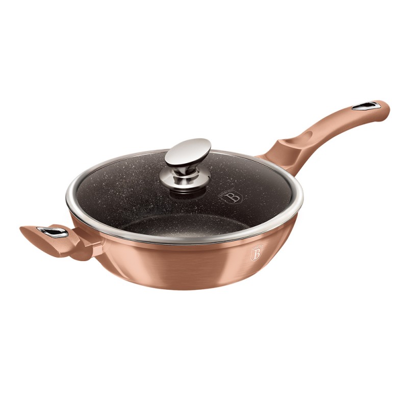 Gili keptuvė 28 cm Berlinger Haus BH/1518 rožinio aukso spalvos